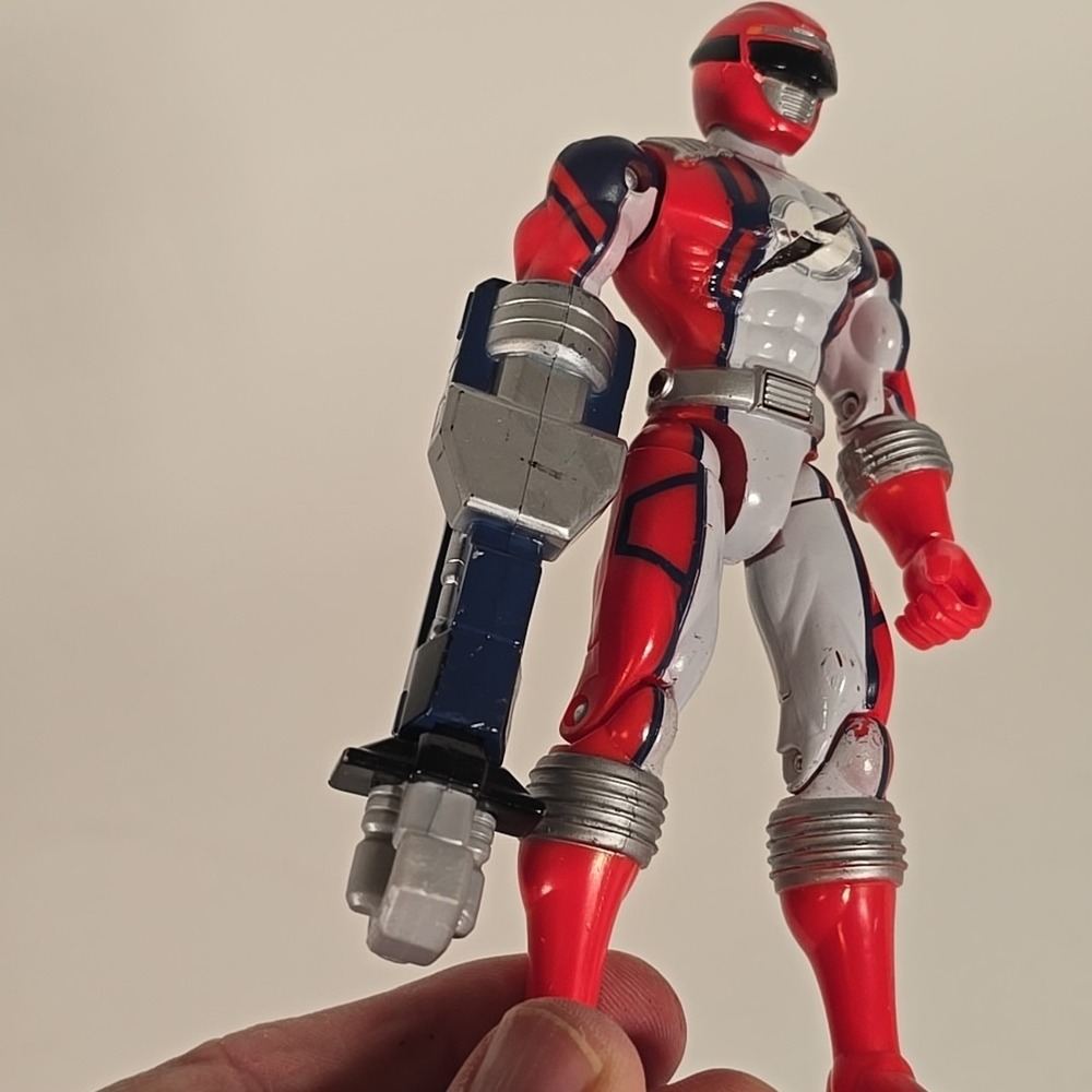 Bandai Power Rangers Operation‎ Overdrive Red Ranger Action Figure Loose - Picture 4 of 6